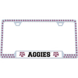 Texas A & M Aggies Bling Tag Frame