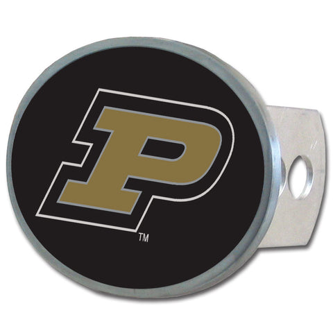 Purdue Boilermakers   Oval Metal Hitch Cover Class II and III 