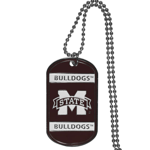Mississippi St. Bulldogs Tag Necklace