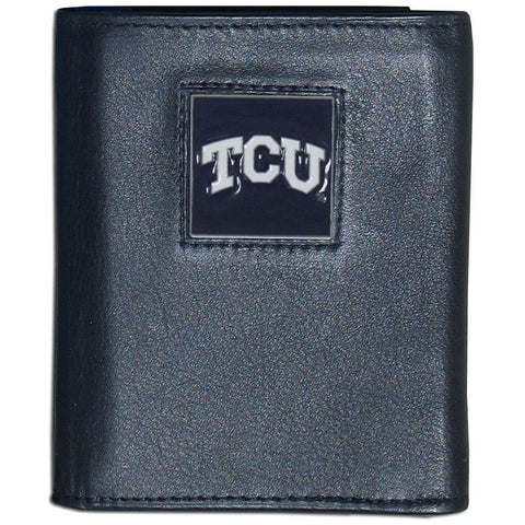 TCU Horned Frogs Leather Trifold Wallet