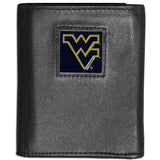 W. Virginia Mountaineers Leather Trifold Wallet