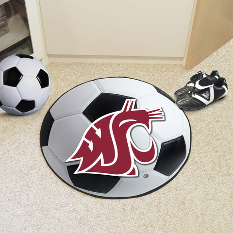 Washington State Cougars Soccer Ball Mat 27" diameter 