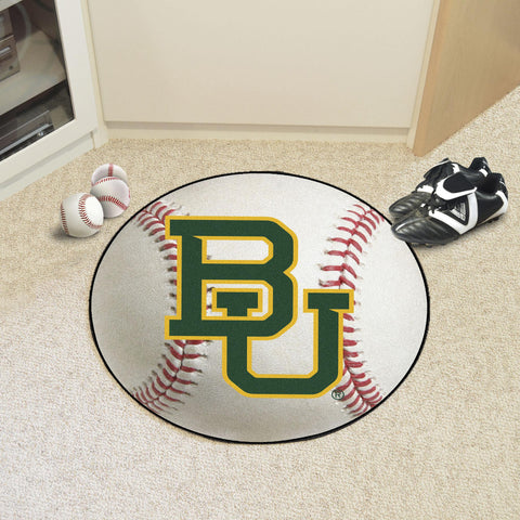 Baylor Bears Baseball Mat 27" diameter 