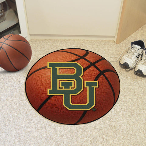 Baylor Bears Basketball Mat 27" diameter 