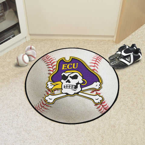 East Carolina Pirates Baseball Mat 27" diameter 