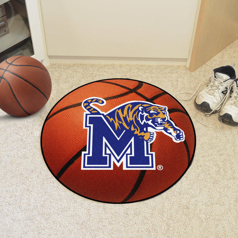 Memphis Tigers Basketball Mat 27" diameter 