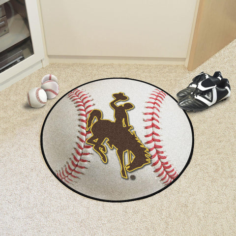 Wyoming Cowboys Baseball Mat 27" diameter