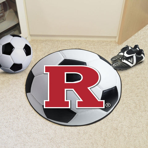 Rutgers Scarlet Knights Soccer Ball Mat 27" diameter 