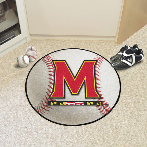 Maryland Terrapins Baseball Mat 27" diameter 