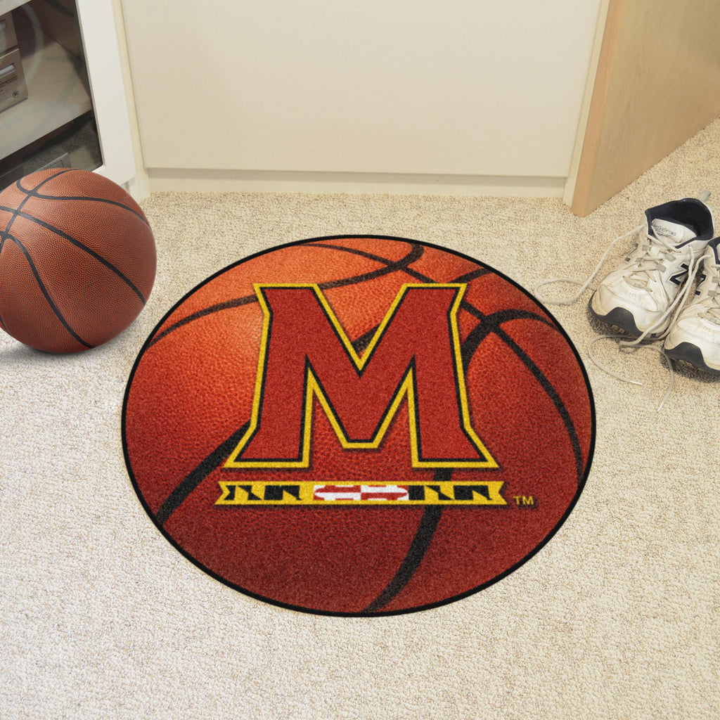 Maryland Terrapins Basketball Mat 27" diameter 