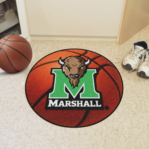 Marshall Thundering Herd Basketball Mat 27" diameter 