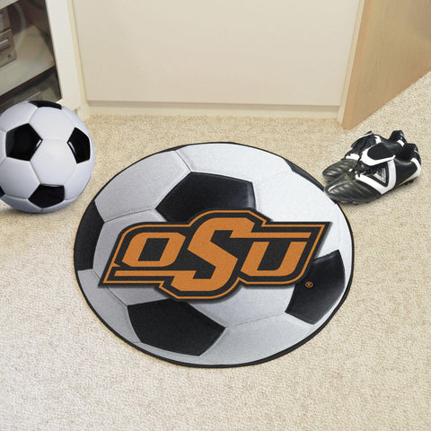 Oklahoma State Cowboys Soccer Ball Mat 27" diameter 