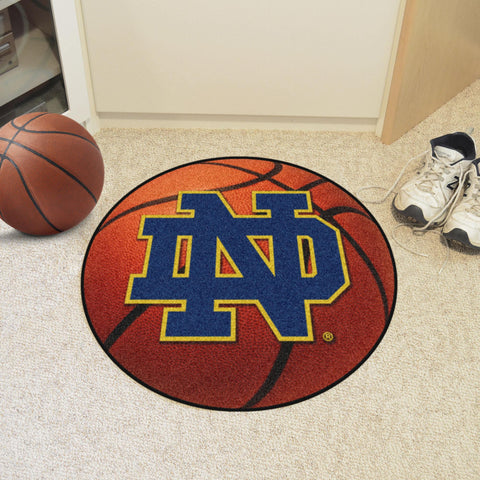 Notre Dame Fighting Irish Basketball Mat 27" diameter