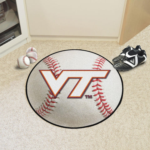 Virginia Tech Hokies Baseball Mat 27" diameter 