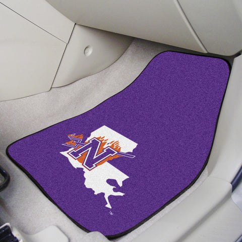 Northwestern Wildcats 2 pc Carpet Car Mat Set 17"x27" 