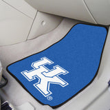 Kentucky Wildcats 2 pc Carpet Car Mat Set 17"x27"