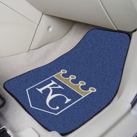 Kansas City Royals 2 pc Carpet Car Mat Set 17"x27" 