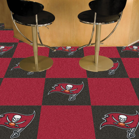 Tampa Bay Buccaneers Team Carpet Tiles 18"x18" tiles 
