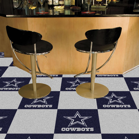 Dallas Cowboys Team Carpet Tiles 18"x18" tiles 