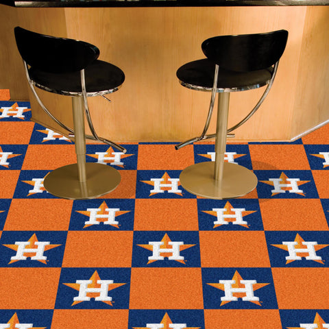 Houston Astros Team Carpet Tiles 18"x18" tiles 
