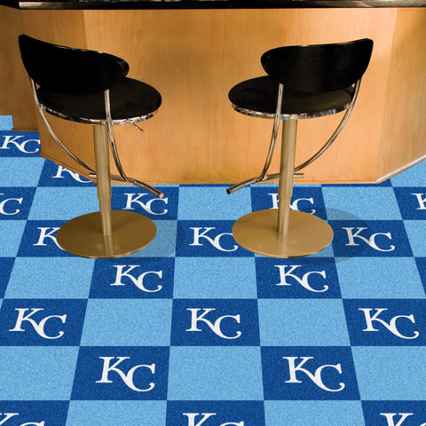 Kansas City Royals Team Carpet Tiles 18"x18" tiles 