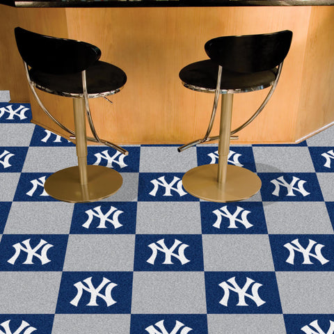 New York Yankees Team Carpet Tiles 18"x18" tiles 