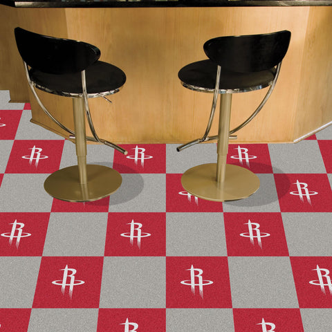 Houston Rockets Team Carpet Tiles 18"x18" tiles 