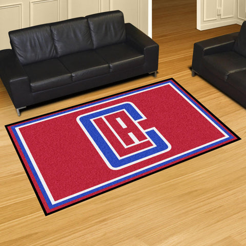Los Angeles Clippers 5x8 Rug 59.5"x88" 