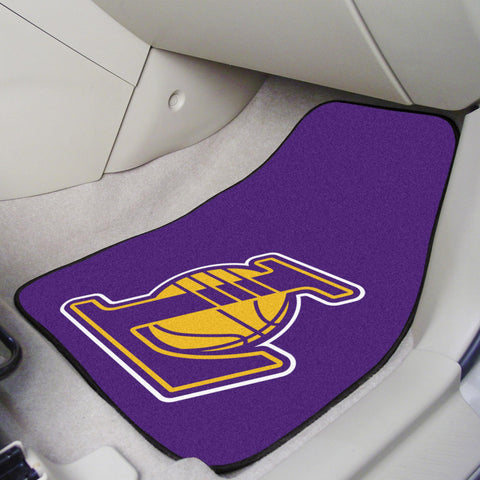 Los Angeles Lakers 2 pc Carpet Car Mat Set 17"x27" 