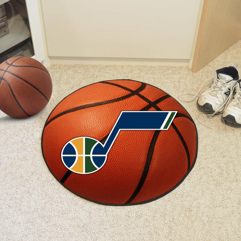 Utah Jazz Basketball Mat 27" diameter 