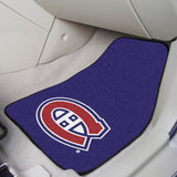 Montreal Canadiens 2 pc Carpet Car Mat Set 17"x27" 