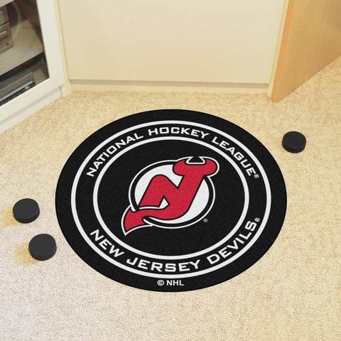 New Jersey Devils Puck Mat 27" diameter 