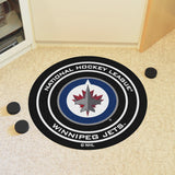 Winnipeg Jets Puck Mat 27" diameter 