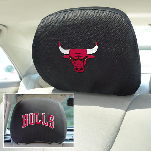 Chicago Bulls Head Rest Cover 10"x13" 