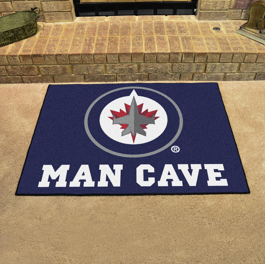 Winnipeg Jets Man Cave All Star 33.75"x42.5" 