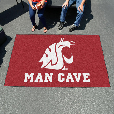 Washington State Cougars Man Cave UltiMat 59.5"x94.5" 