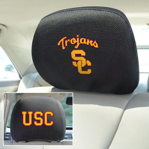 USC Trojans Head Rest Cover 10"x13" 