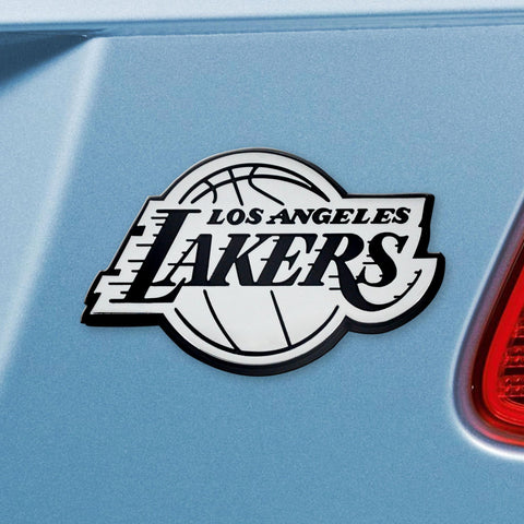 Los Angeles Lakers Chrome Emblem 2.3"x3.7" 
