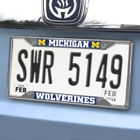 Michigan Wolverines License Plate Frame 6.25"x12.25" 