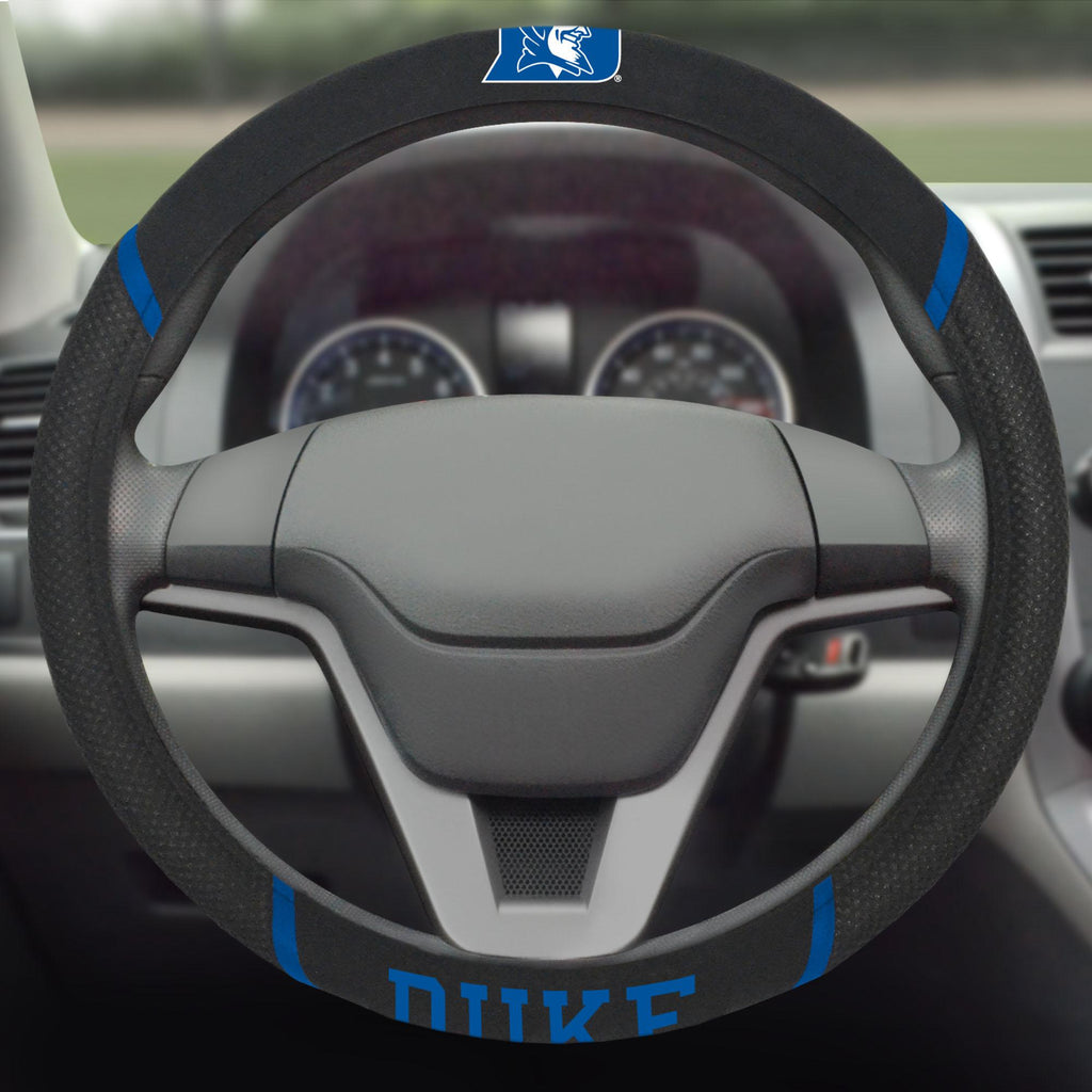 Duke Blue Devils Steering Wheel Cover 15"x15" 