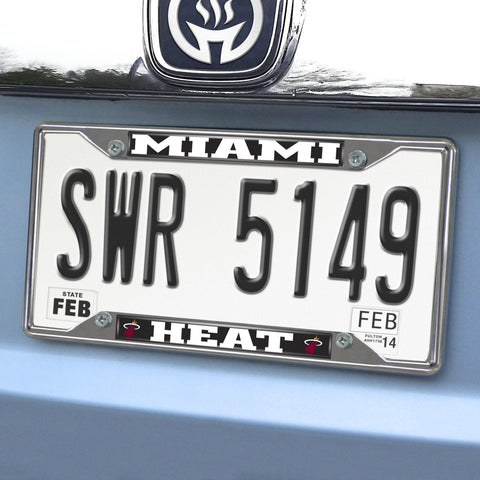 Miami Heat License Plate Frame 6.25"x12.25" 