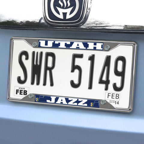 Utah Jazz License Plate Frame 6.25"x12.25" 