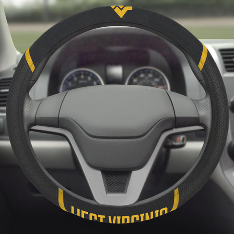 West Virginia Mountaineers Steering Wheel Cover 15"x15" 