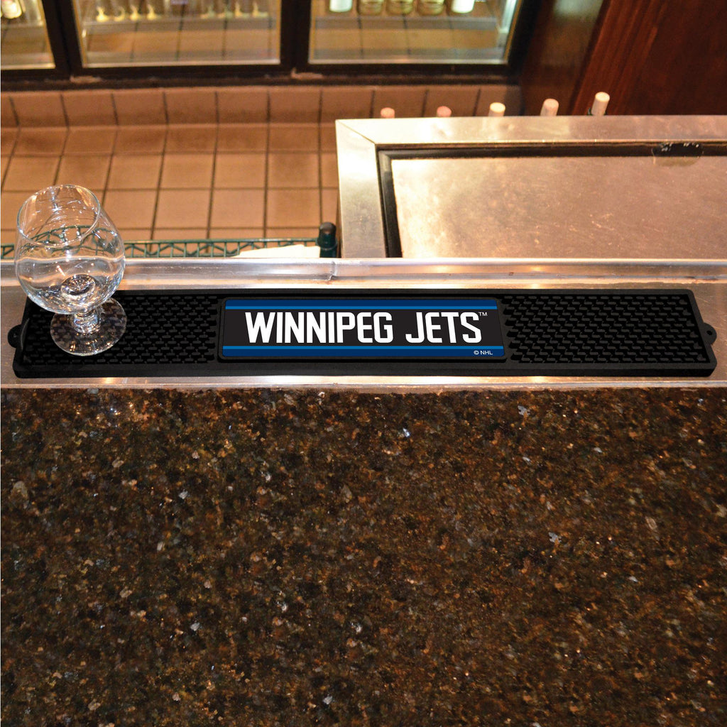 Winnipeg Jets Drink Mat 3.25"x24" 