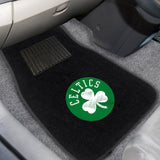 Boston Celtics 2 pc Embroidered Car Mat Set 17"x25.5" 