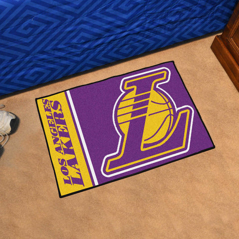 Los Angeles Lakers Uniform Starter Mat 19"x30" 