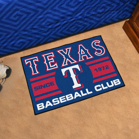 Texas Rangers Uniform Starter Mat 19"x30" 
