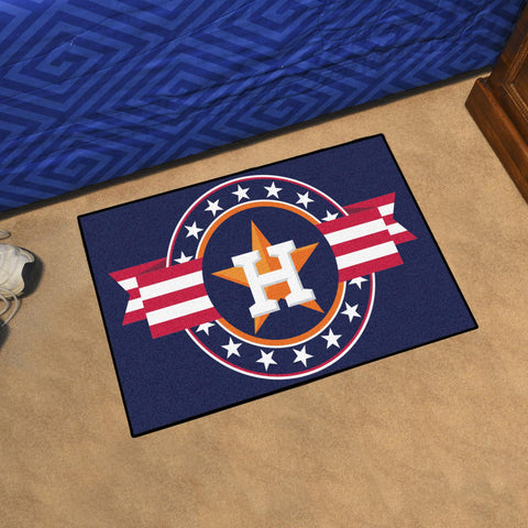 Houston Astros Starter Mat Patriotic 19"x30" 