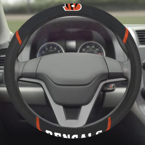 Cincinnati Bengals Steering Wheel Cover 15"x15" 