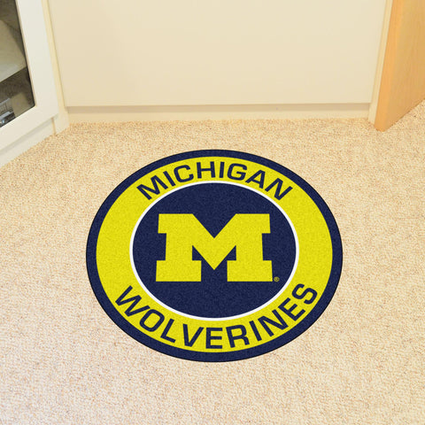 Michigan Wolverines Roundel Mat 27" diameter 